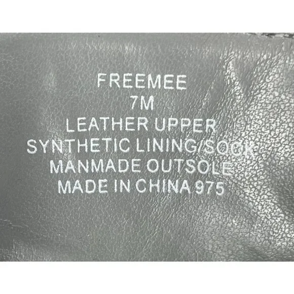 Steve Madden Freemee Lace Up Nubuck Leather Peep-Toe Booties Gray Size 7 - Picture 8 of 8